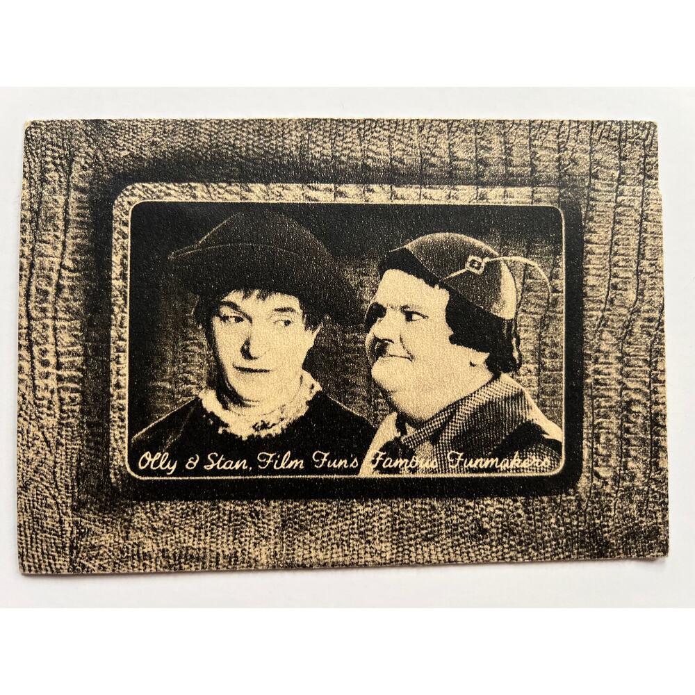 RARE Film Fun 1934 Laurel and Hardy Paper Wallet Durante Brown Wheeler & Woolsey